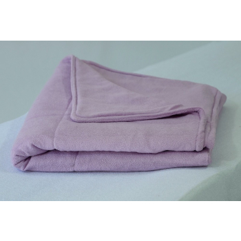 Kołderka zabiegowa frotte wrzosowy 100x180cm